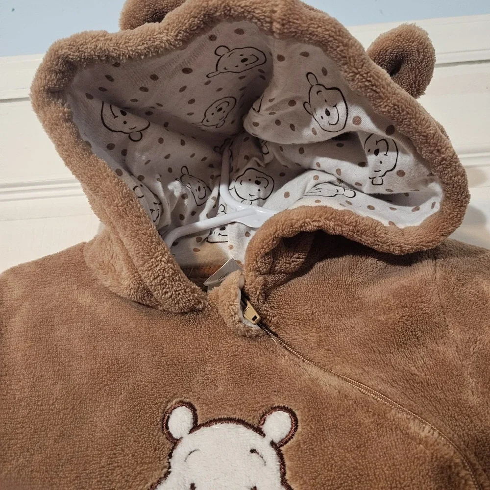 Disney Baby 6-9 months‎ Winnie the Pooh Hooded Fleece One Piece Costume Infant